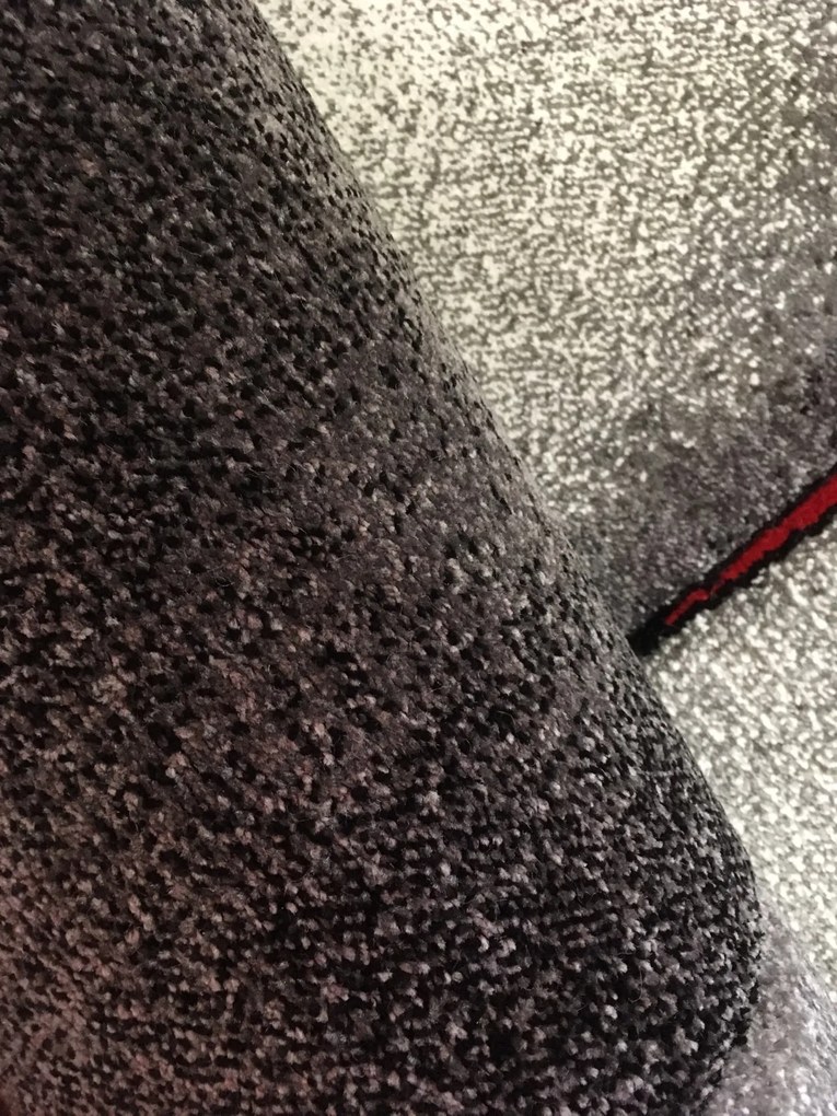 Medipa (Merinos), Kusový koberec Brilliance 21807 grey-red, 80x150, šedá, kancelária