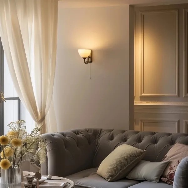 Brilagi - Nástenná lampa CLASSIC 1xE27/60W/230V mosadz