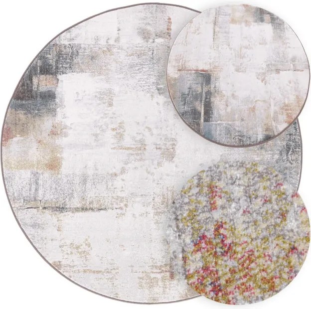 Koberec RAGOLLE Argentum 63723 9290 kruh