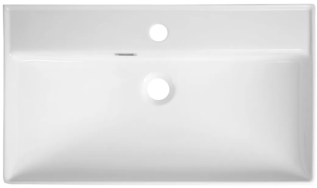 Aqualine Aqualine, PARLA keramické umývadlo 65x38cm, biela, 9965