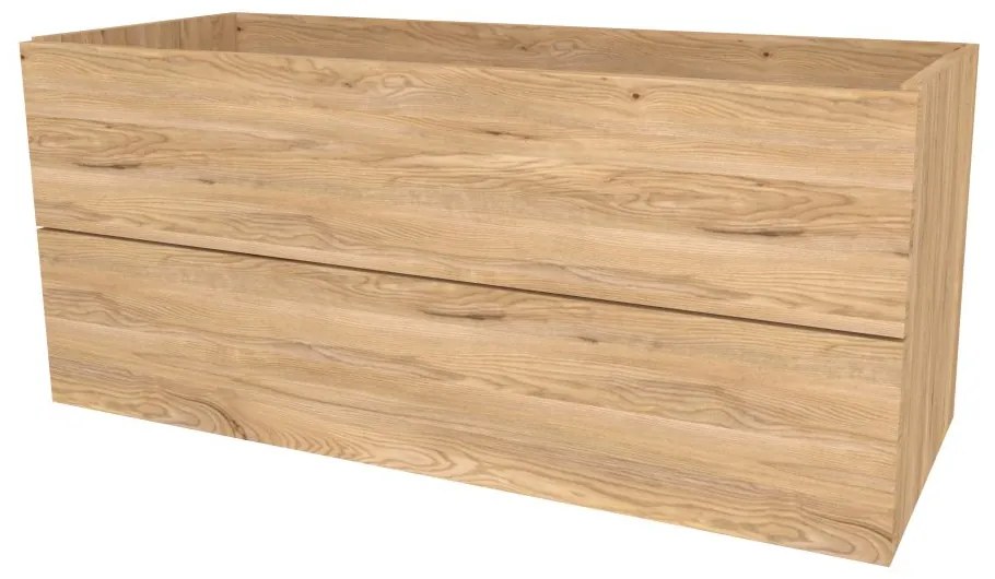 Mereo, Mereo Aira, kúpeľňová skrinka 121 cm, Multidecor, Jaseň horský, MER-CN793SJASH