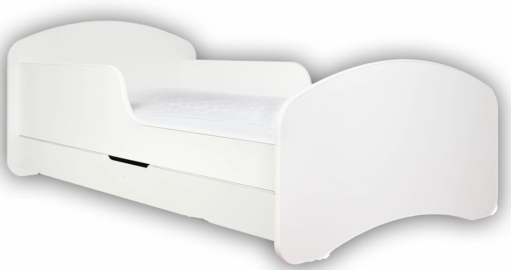 MAXMAX Detská posteľ so zásuvkou 190x90cm BIELA ​​+ matrace ZADARMO!