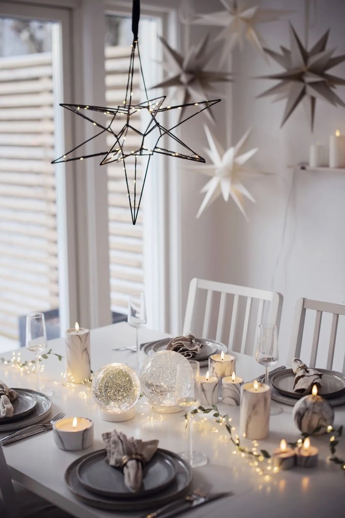 STAR TRADING Svetelná LED girlanda Leaf 95 cm