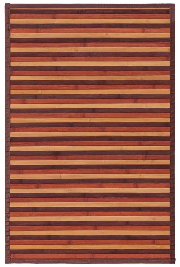 Bambusový koberec v hnedo-horčicovej farbe 60x90 cm – Casa Selección