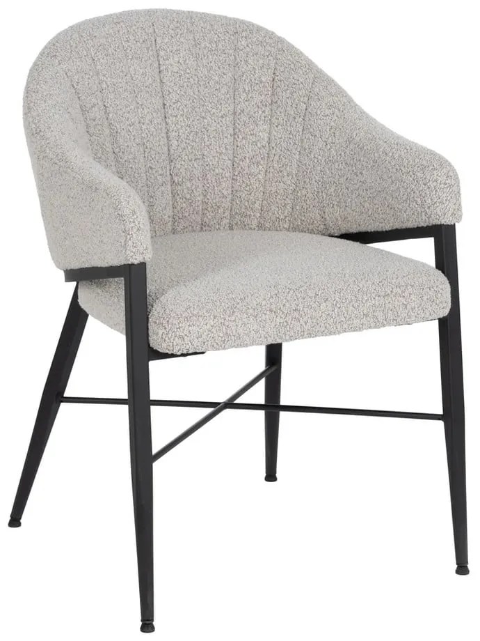 Svetlosivé kreslo – Ixia