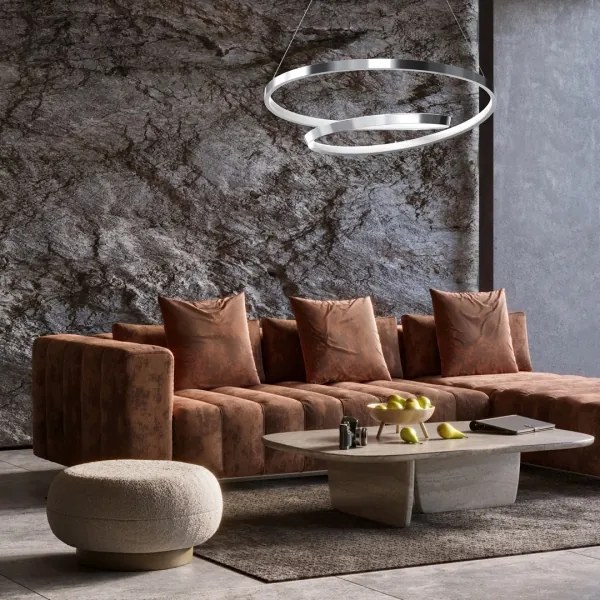 LED Luster na lanku LUCERO LED/48W/230V lesklý chróm