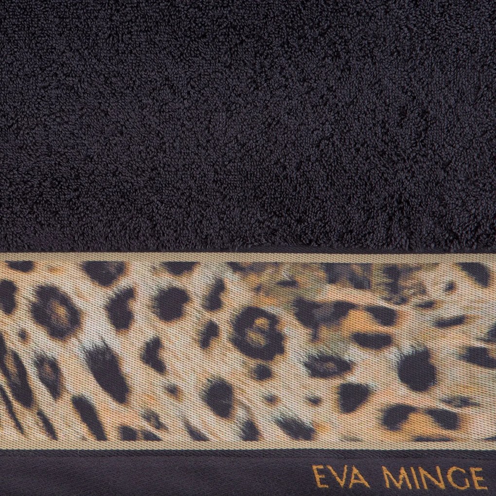 BAVLNENÝ UTERÁK EVA MINGE23 SADA 6KS 50X90 CM ČIERNA