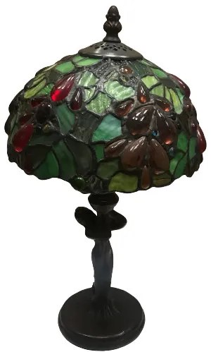 Tiffany stolná lampa 37*20 cm WINE