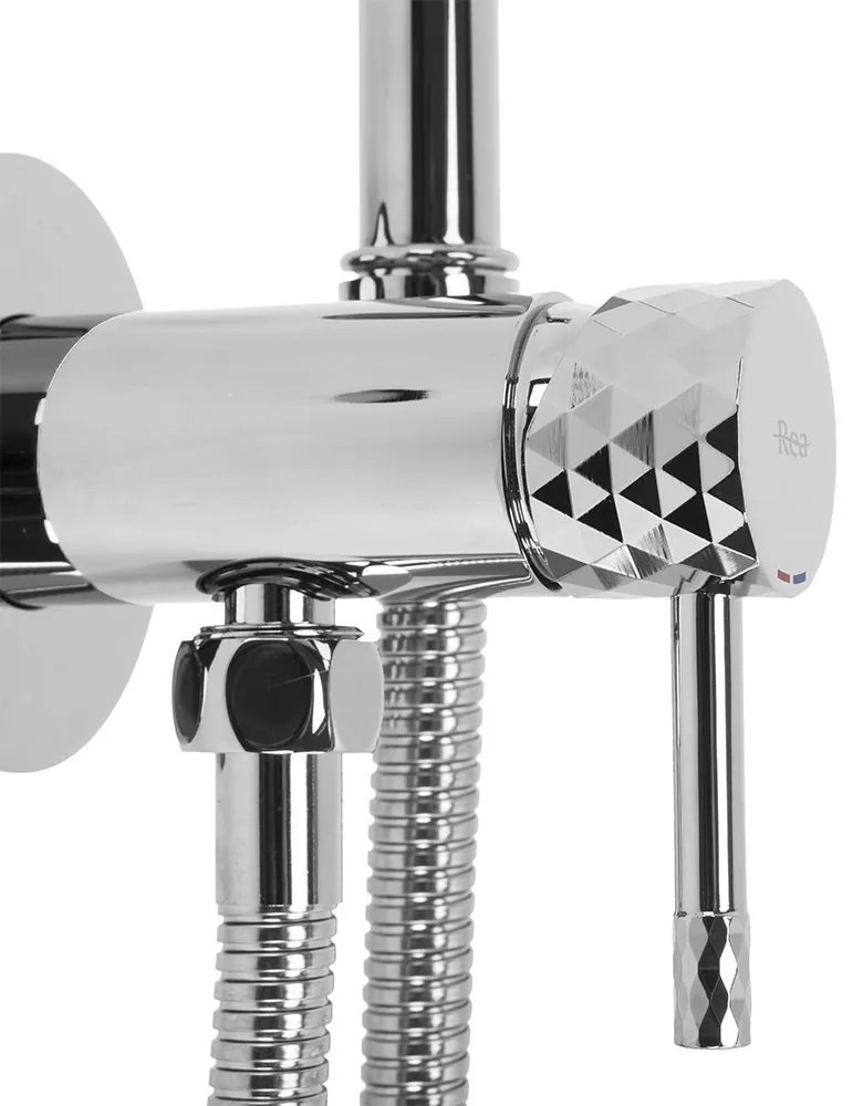 Rea Lungo Loop Diamond, podomietková bidetová batéria, chrómová, REA-B8970