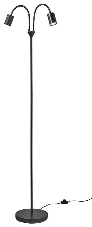 Nordlux - Stojacia lampa EXPLORE 2xGU10/7W/230V čierna
