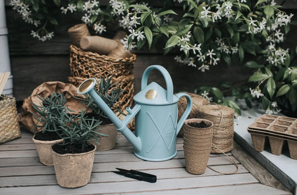 HAWS Plastová krhlička s kropítkom Bartley Duck Egg Blue 1 l