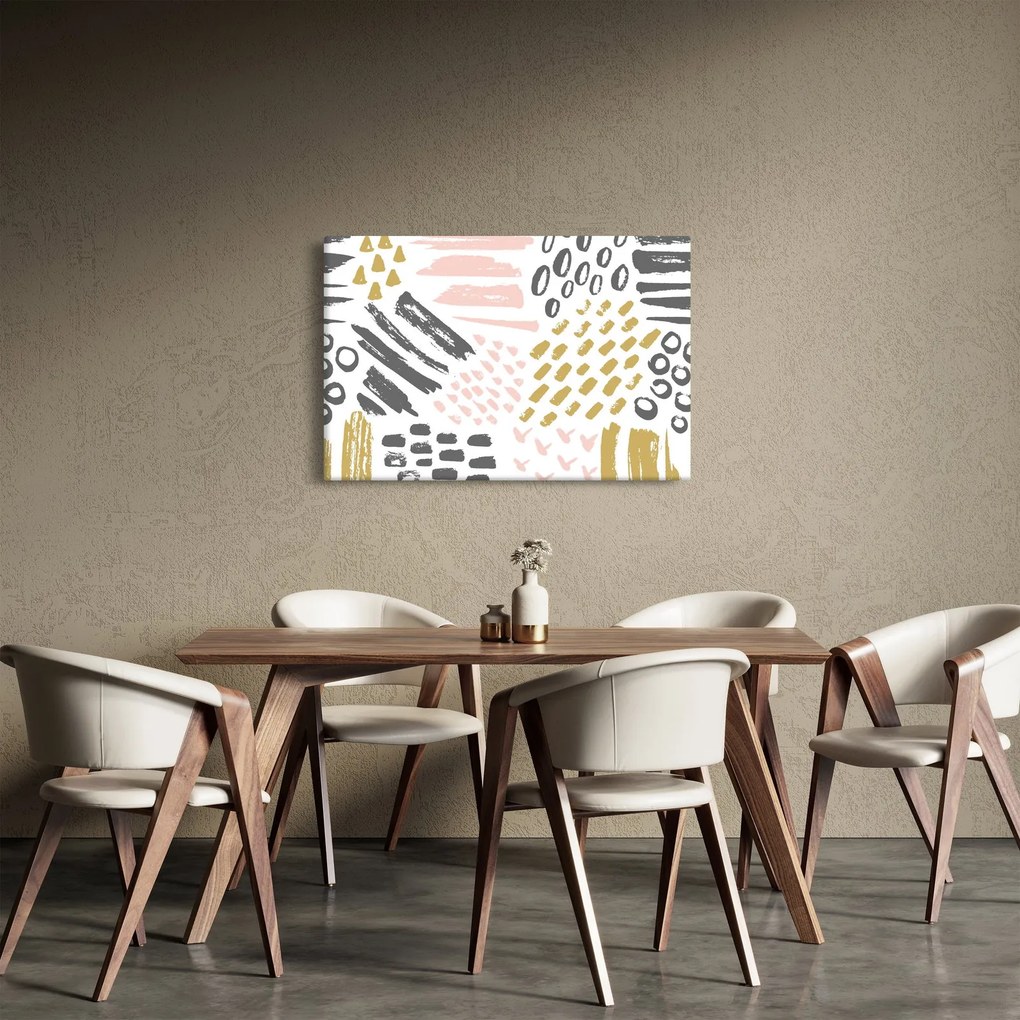 Obraz - Abstraktné ťahy (90x60 cm)