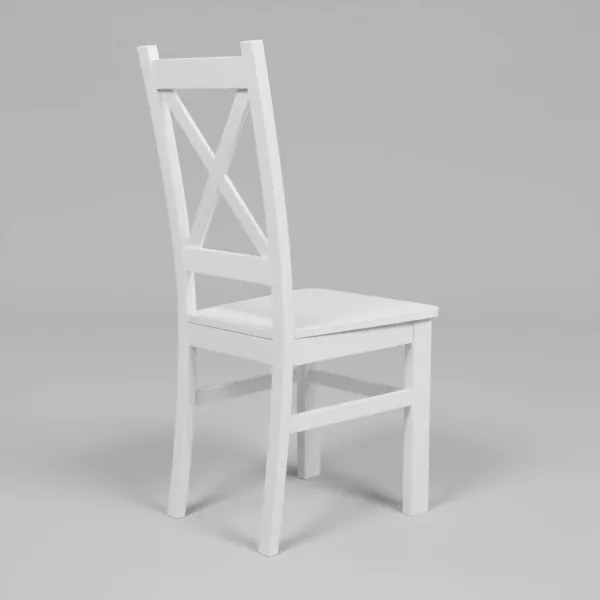 Jedálenská stolička NATE biela