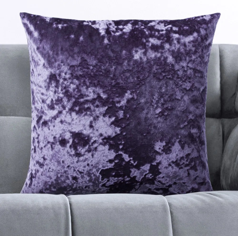 Biante Zamatová obliečka na vankúš Diana DI-006 Tmavo fialová 40 x 60 cm