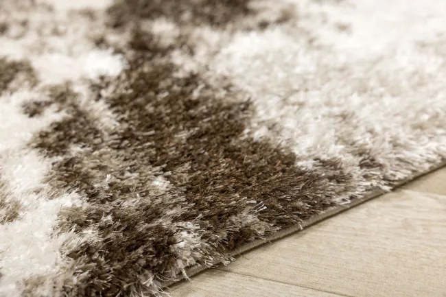 Koberec Shaggy Puffy P149 béžový / hnedý