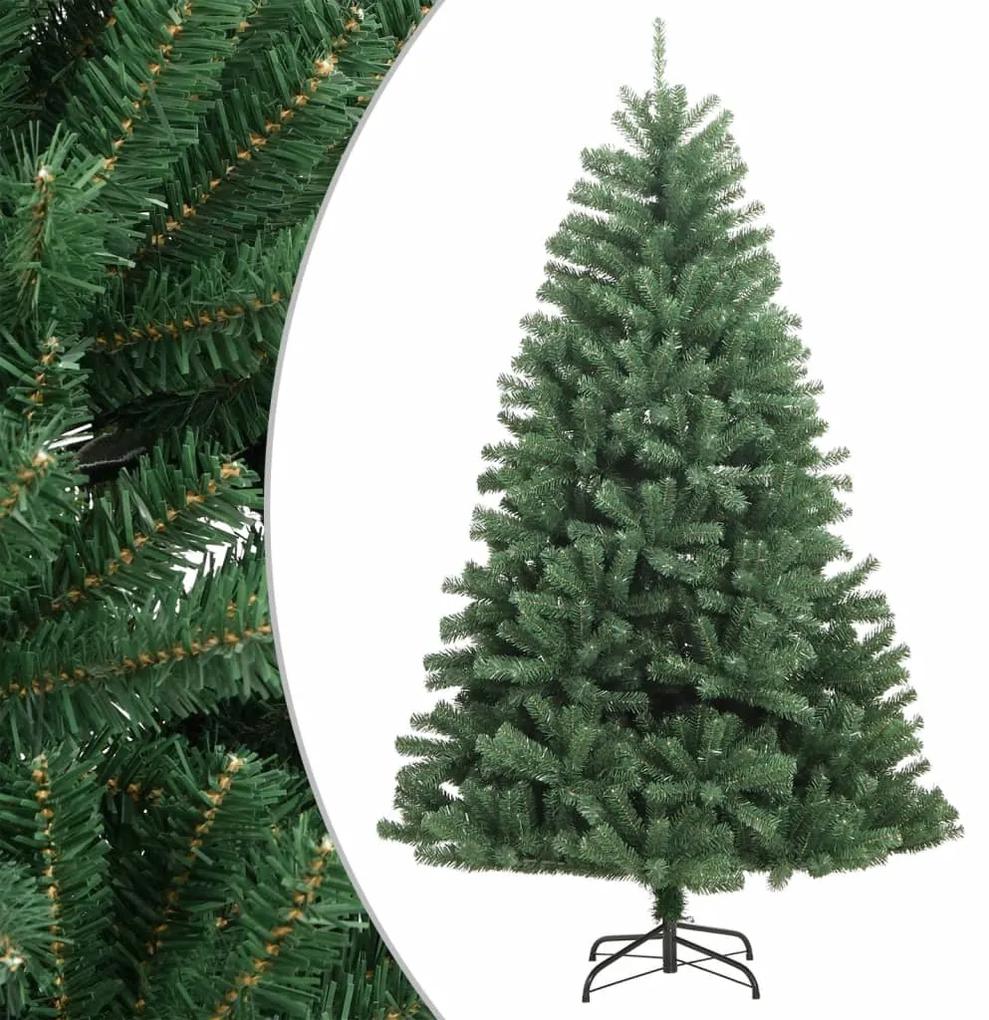 Umelý výklopný vianočný stromček so stojanom zelený 180 cm 356767
