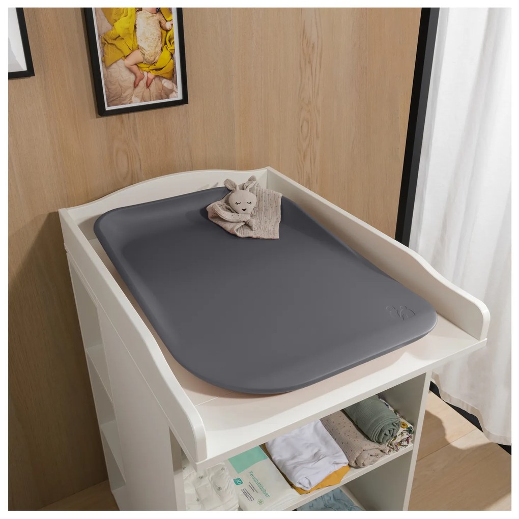 Hauck Silikónová prebaľovacia podložka Change N Clean, antracit