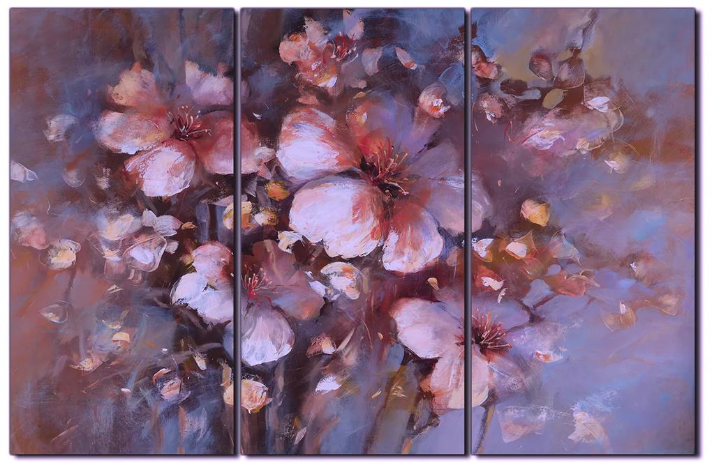 Obraz na plátne - Kvet mandlí, reprodukcia ručnej maľby 1273FB (120x80 cm)