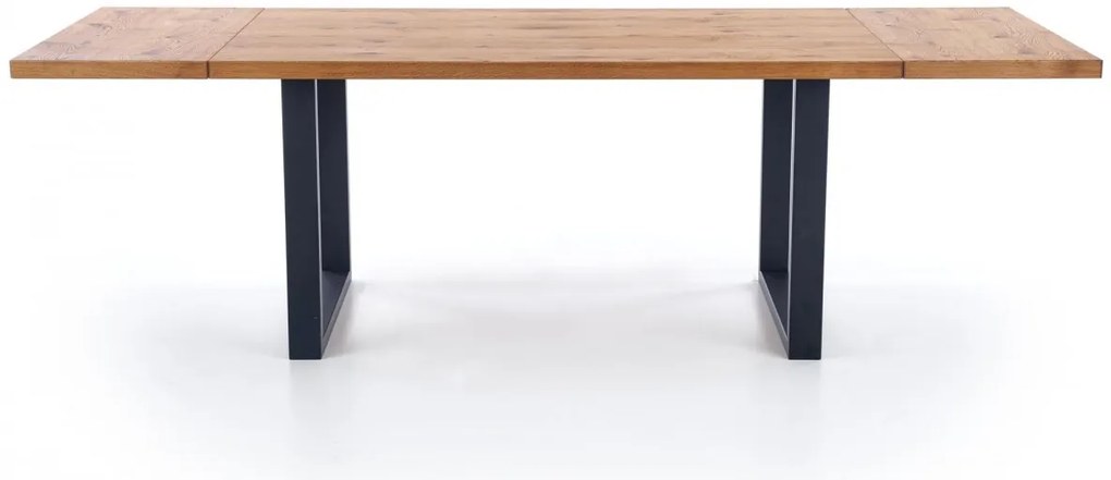 Jídelní rozkládací stůl Press 160/250 cm dub artisan/černý