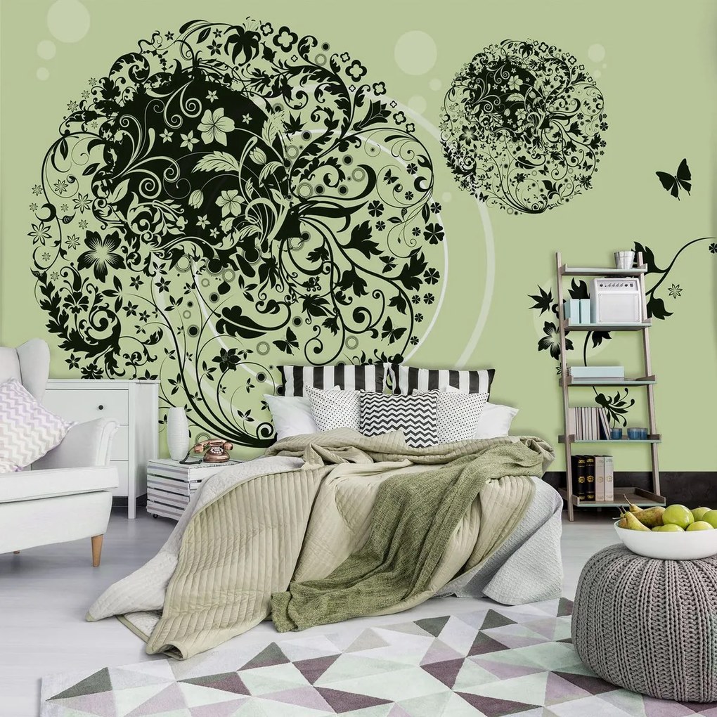 Fototapeta - Kvetinové umenie - abstraktné (152,5x104 cm)