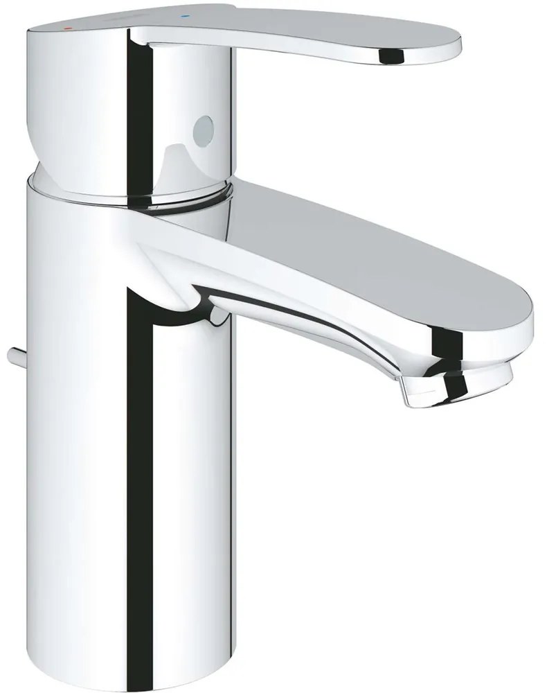 GROHE Eurostyle Cosmopolitan páková umývadlová batéria ES s odtokovou súpravou s tiahlom, výška výtoku 84 mm, chróm, 2337420E