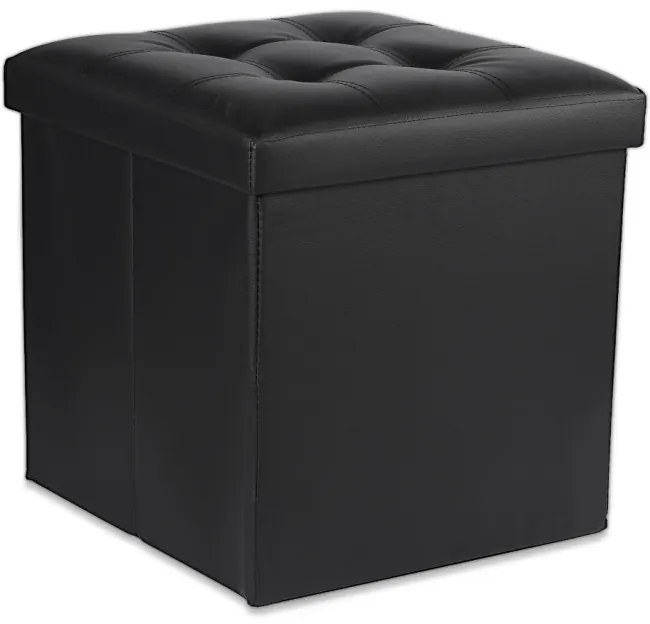 Skladacia taburetka L čierna