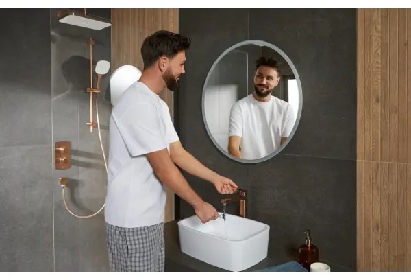 KFA Armatura 5759-001-34- Termostatická sprchová batéria pre podomietkovú inštaláciu MALAGA ružové zlato