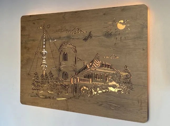 Svietiaci obraz krajinky