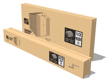 G21 Záhradný domček G21 GAH 884 - 277 x 319 cm, zelený