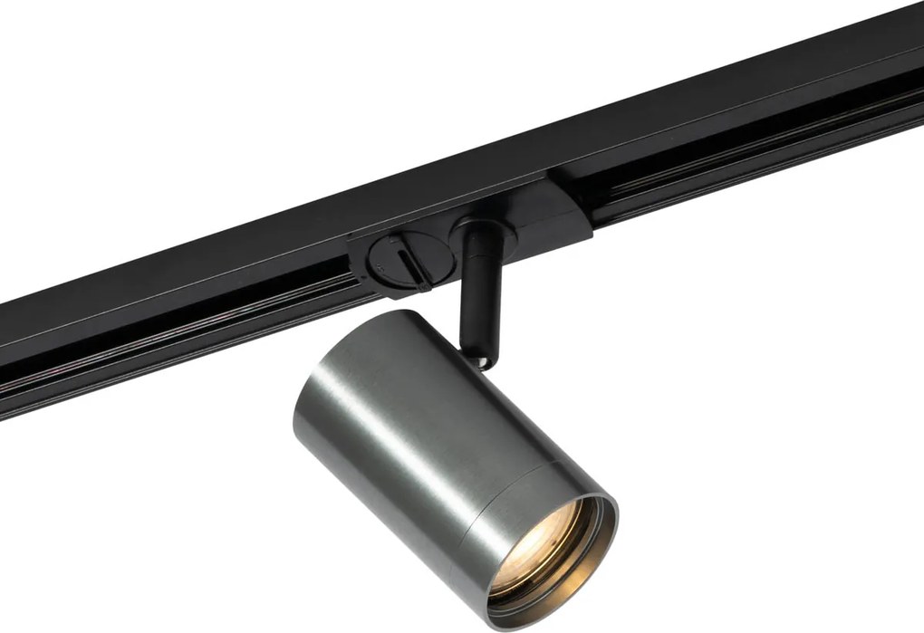 Moderný reflektor Gunmetal pre 1-fázový koľajnicový systém - Iconic Jeana
