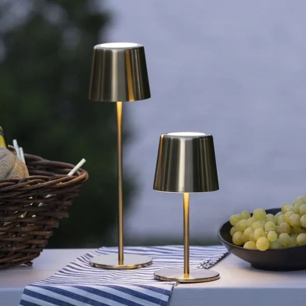 Brilliant - LED stmievateľná dotyková vonkajšia lampa XAANA LED/4W/5V IP44 zlatá