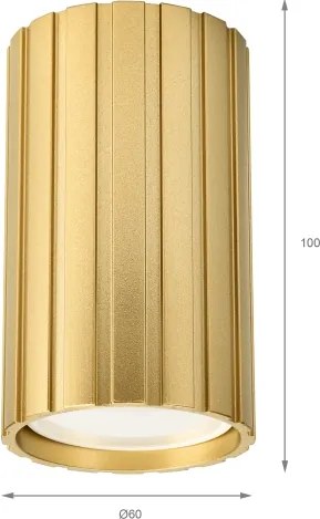 Brilagi - Bodové svietidlo CRISPINA 1xGU10/10W/230V 10 cm zlatá