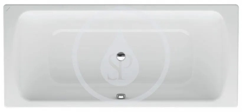 LAUFEN Moderna Plus Obdĺžniková vaňa, 1700 mm x 750 mm, biela – s protihlukovými podložkami H2250700000401