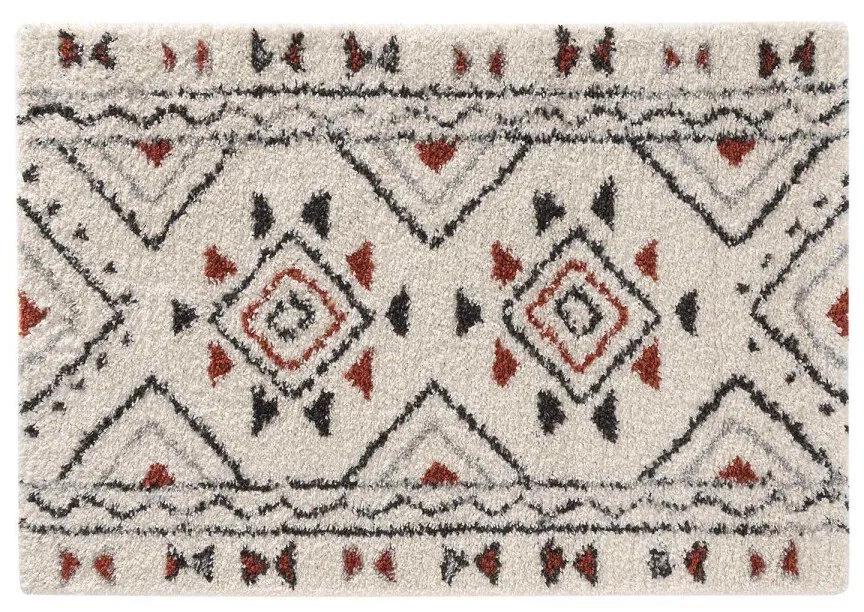 Obdĺžnikový koberec s etno vzorom 2 veľkosti: 60 x 110 cm alebo 120 x 170 cm. Hrúbka 0,5 cm.