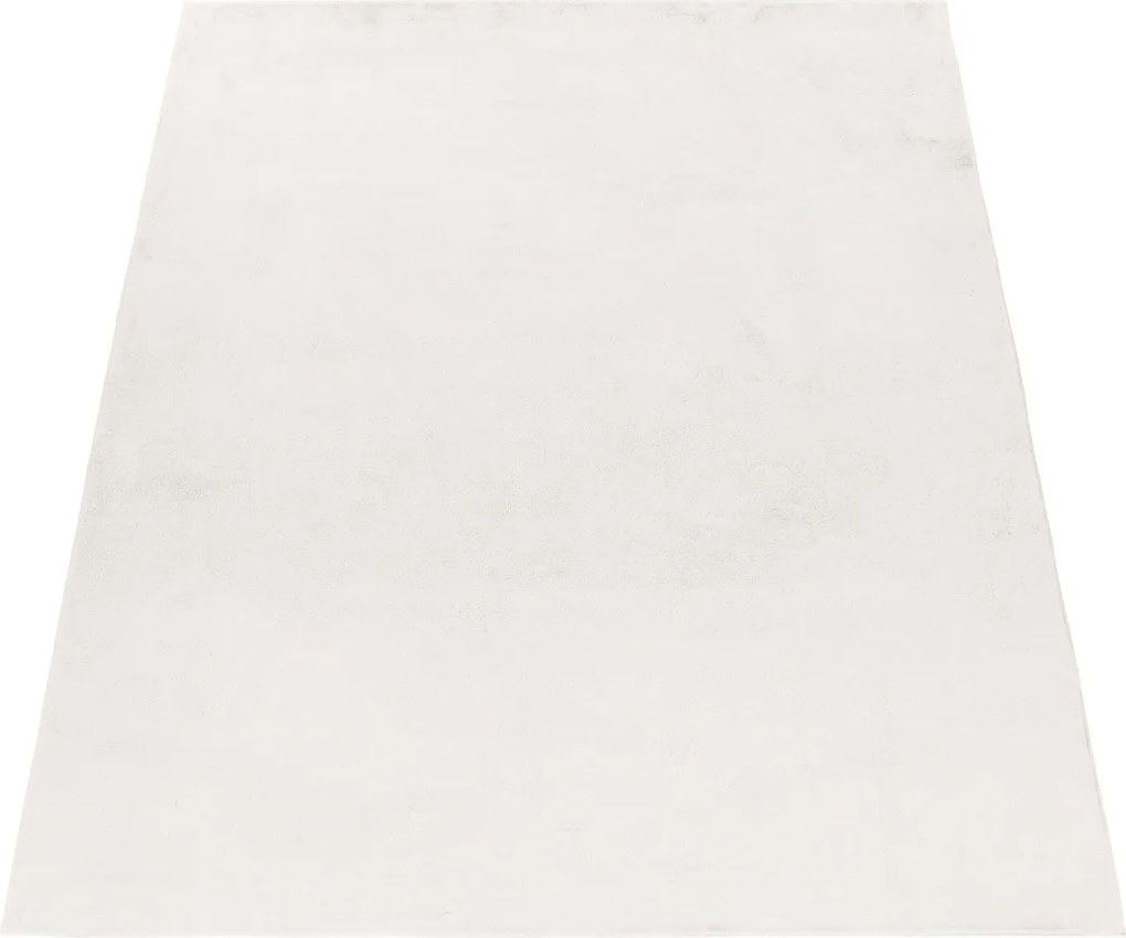 Ayyildiz, Koberec behúň Pouffy 5100 Cream, 80x250, biela, obývacia izba