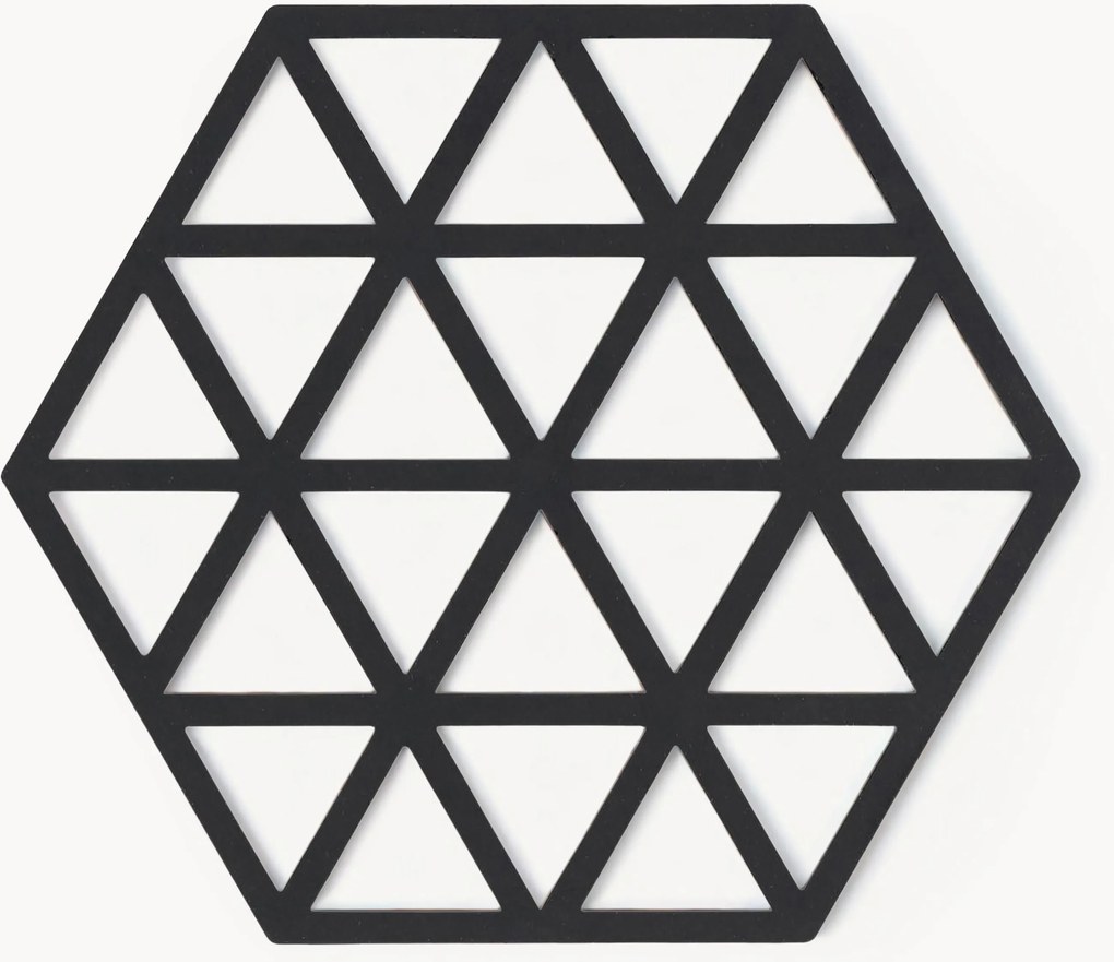 Silikónové podložky pod poháre Triangles, 2 ks