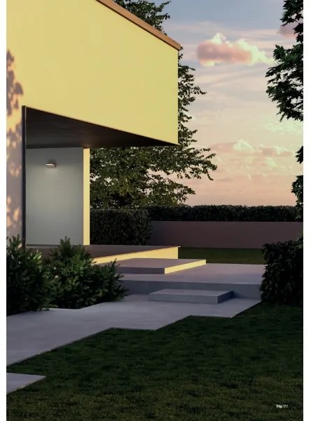 Redo 90716 - LED Vonkajšie nástenné svietidlo FLIP LED/40W/230V IP54 hnedá