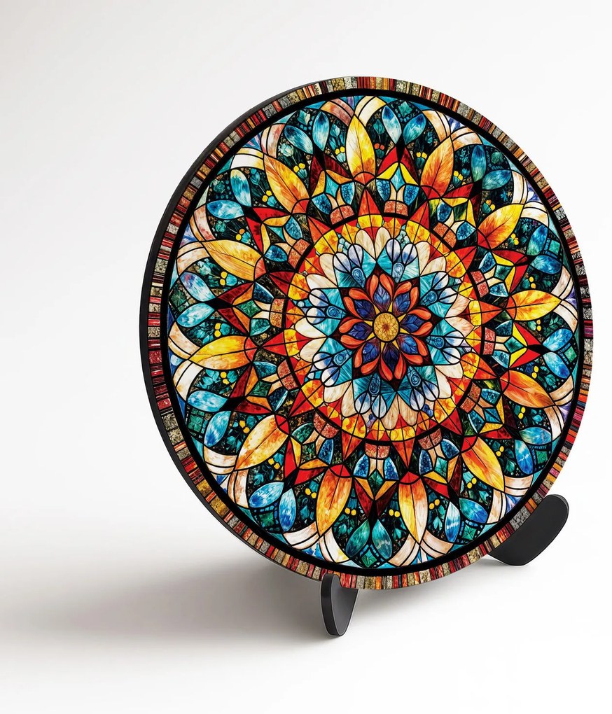 DUBLEZ | Farebná mandala na stenu - Kalejdoskop