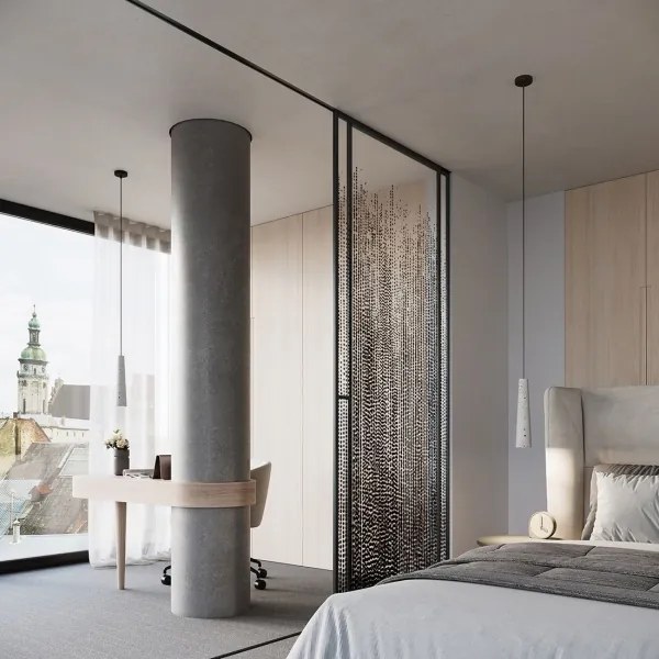 Sollux SL.1347 - Luster na lanku ELECTRA 1xGU10/10W/230V betón/šedá