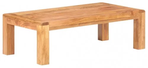 vidaXL Konferenčný stolík 110x60x35 cm akáciový masív so sheeshamovým náterom-