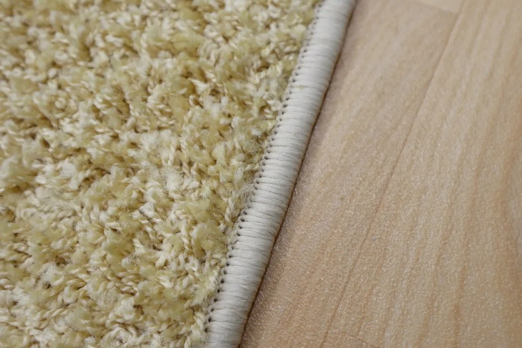Vopi, Koberec behúň na mieru Color Shaggy béžový, šíre 40 cm, béžová, detská izba