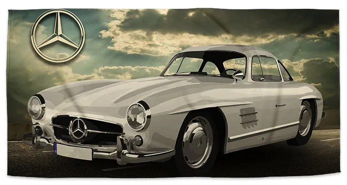Sablio Uterák Mercedes-Benz 300 SL Na ceste - 50x100 cm