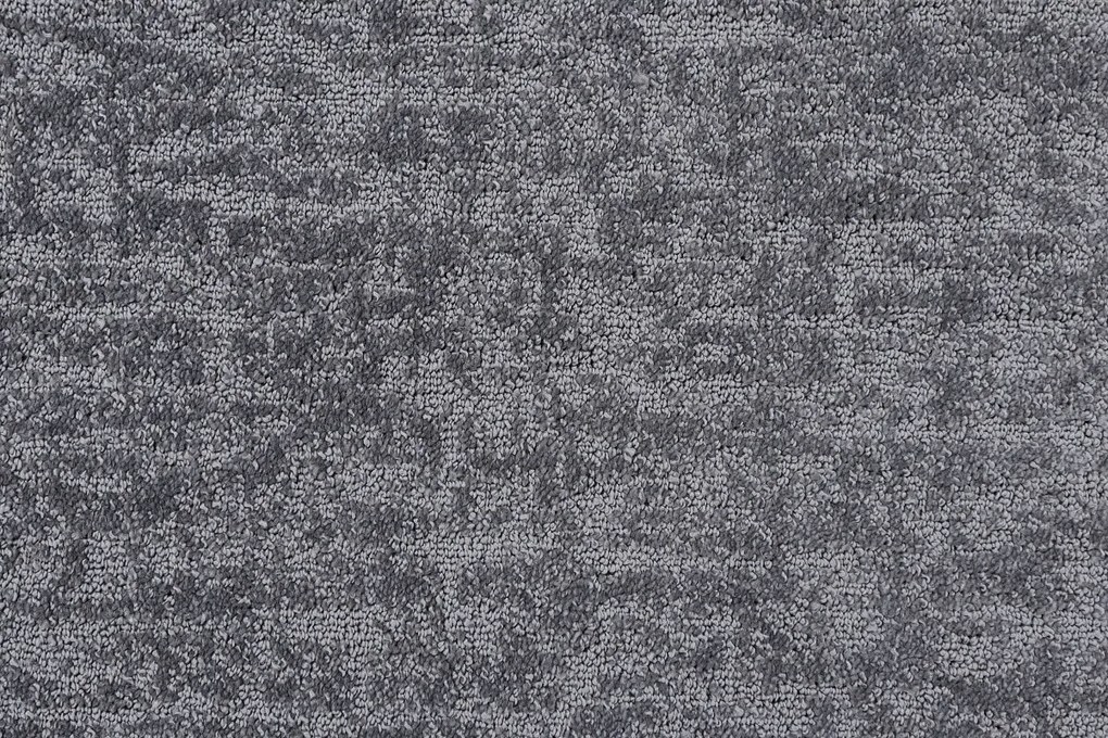 Associated Weavers koberce Metrážny koberec Miriade 96 tmavo šedý - Kruh s obšitím cm