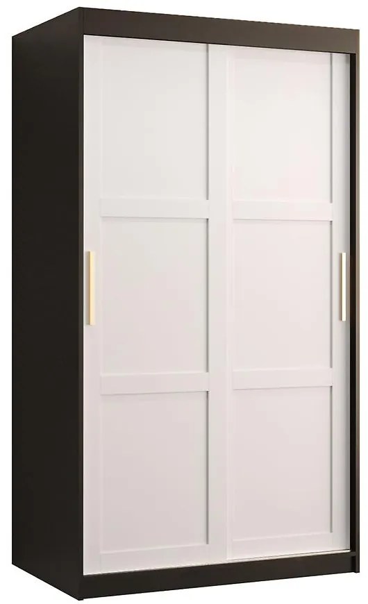 Skriňa Amiro 1 100 čierny/biely