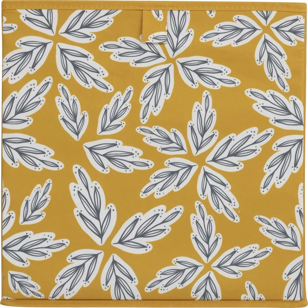 Úložný box Folia, 31x31x31 cm, žltá