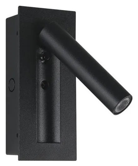 LED nástenné bodové svietidlo LED/2W/230V 3000K čierne