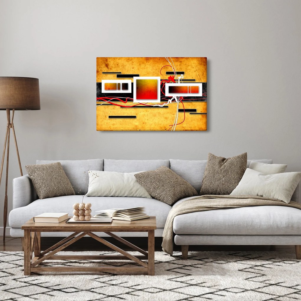 Obraz - Abstrakcia (90x60 cm)