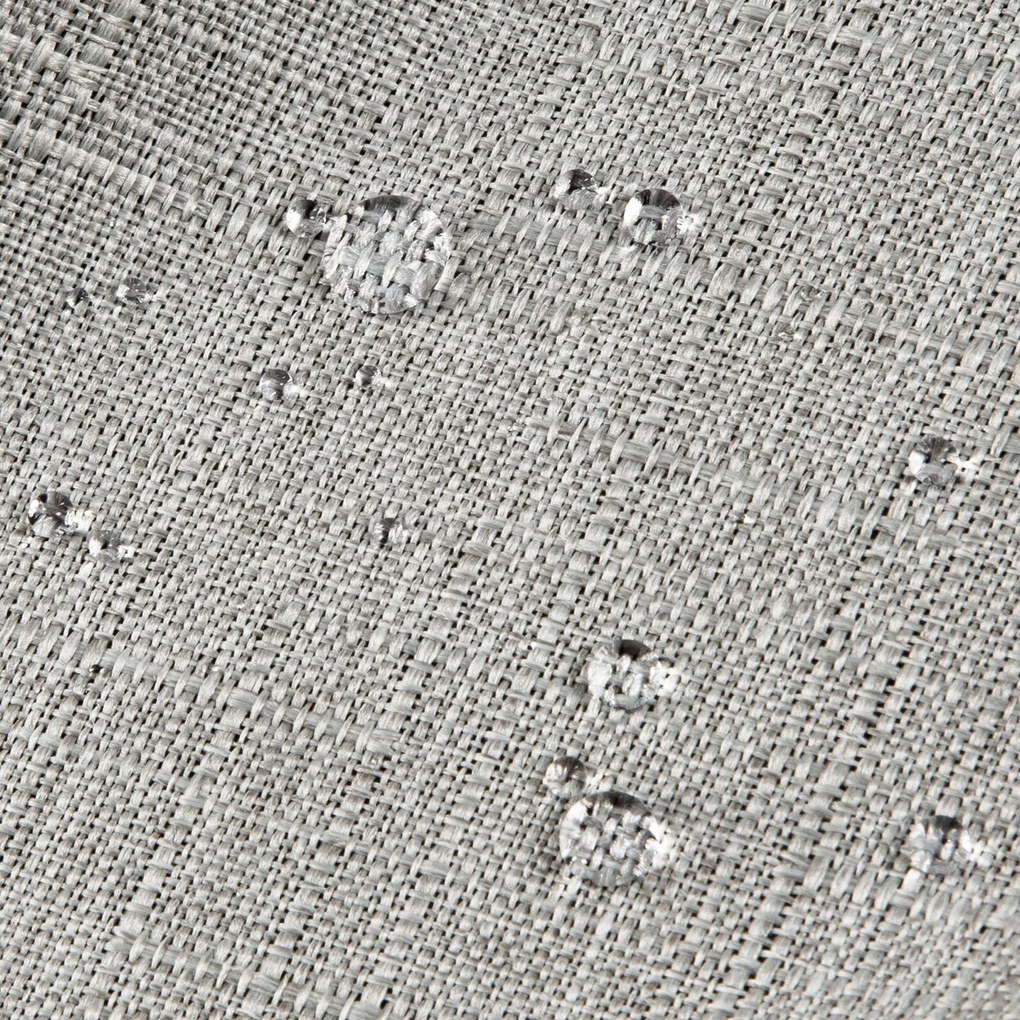 ZÁHRADNÝ VODEODOLNÝ ZÁVES NA PÚTKACH GARDEN 155X220 CM STRIEBORNÁ