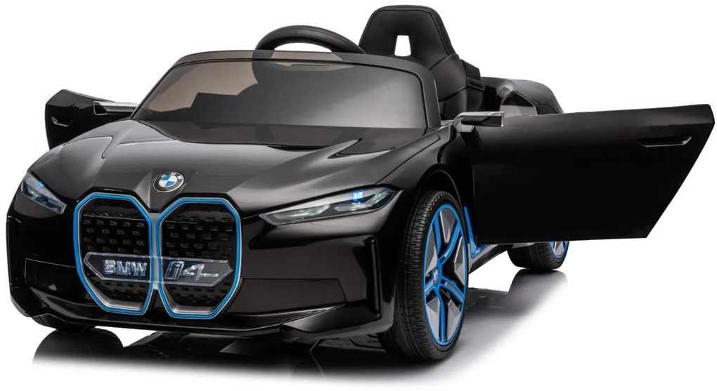 Detské elektrické autíčko na diaľkové ovládanie BestBerg BBCC-20B - BMW i4 / od 3 rokov / nosnosť 30 kg / čierne