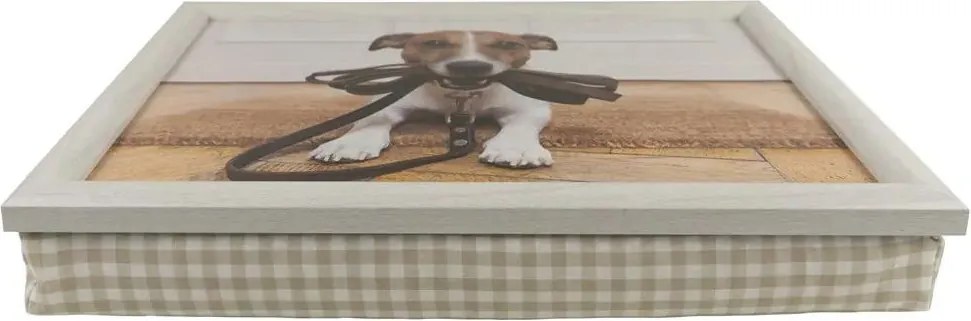 Podnos na nohy so psom Jack Russell - 43*33*7cm